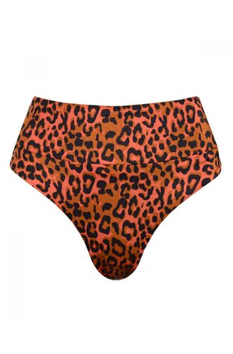 Ψηλόμεσο μαγιό slip Rock Club -  Barazil Animal print - Mix and Match