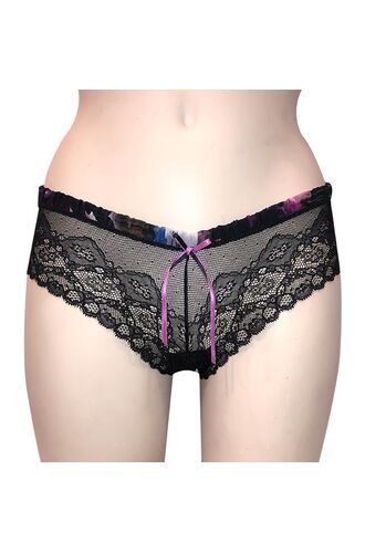 Brazilian slip Lida - Hipster Δαντέλα - Μαύρο