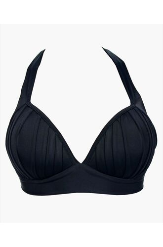 Μαγιό τρίγωνο Rock Club - Black τοπ Bikini - Σταθερό cup C/D