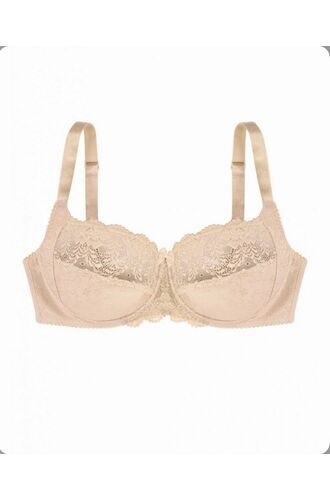 Σουτιέν Dorina Philippa - Μπεζ δαντέλα - Μεγάλα μεγέθη - Cup D E