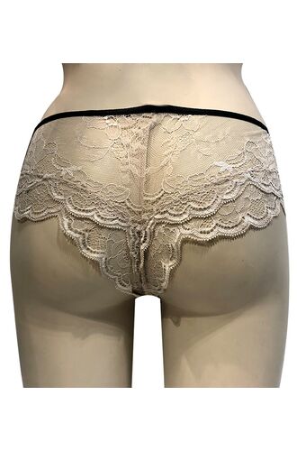 Brazilian slip Lida - Nude Hipster - Δαντέλα - Polyamide