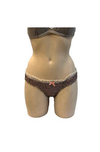 Γυναικείο Brazilian slip Lida - Εμπριμέ - Λεπτομέρεια δαντέλας