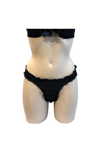 Γυναικείο Brazilian slip Lida - Μαύρο - Δαντέλα πίσω