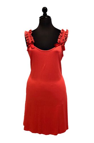 Γυναικείο νυχτικό Claire Katrania - Κοραλί - Φραμπαλά