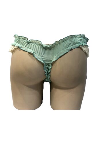 Γυναικείο String slip Lida - Βεραμάν - Λεπτομέρειες δαντέλας