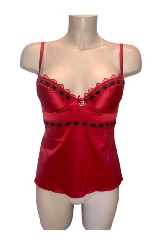 Γυναικείο Τοπάκι Biagiotti - Σατέν - Ελαστικό - Κόκκινο