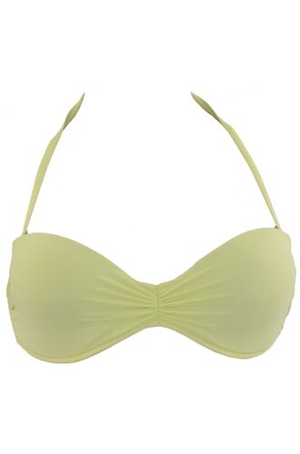 Μαγιό Strapless Rock Club - Lime - Bikini push-up - Cup B