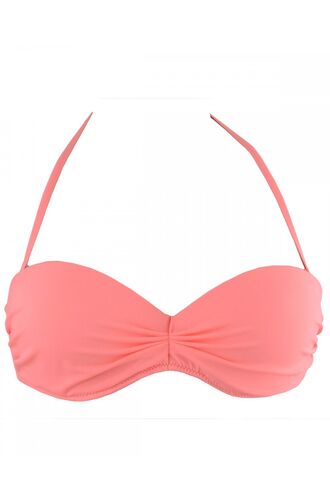 Μαγιό Strapless Rock Club - Melon - Bikini push-up - Cup B