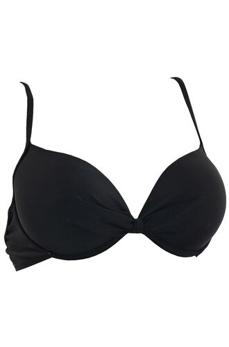 Μαγιό top Rock Club - Push Up - Μαύρο Bikini - Cup D