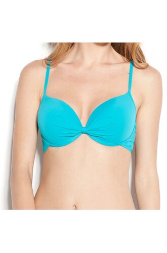 Μαγιό top Rock Club - Push Up - Τιρκουάζ  Bikini - Cup D