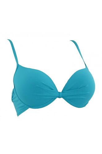 Μαγιό top Rock Club - Push Up - Τιρκουάζ  Bikini - Cup D
