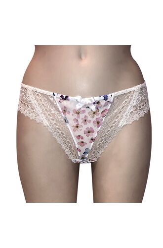 String slip Lida - Hipster δαντέλα - Floral λεπτομέρεια