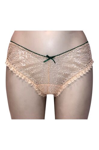 String slip Lida - Hipster δαντέλα - Κυπαρισσί φιογκάκι