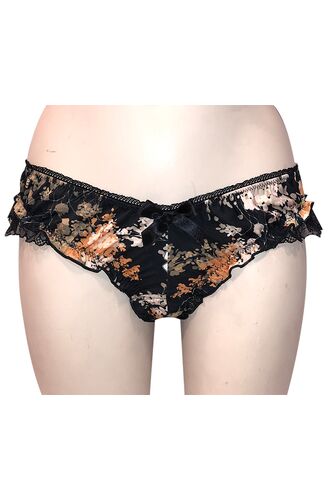 String slip Lida - Hipster μαύρο - ΕμπριμέString slip Lida - Hipster μαύρο - Εμπριμέ