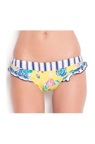 Μαγιό slip Rock Club - Εμπριμέ - Μπικίνι με φραμπαλά