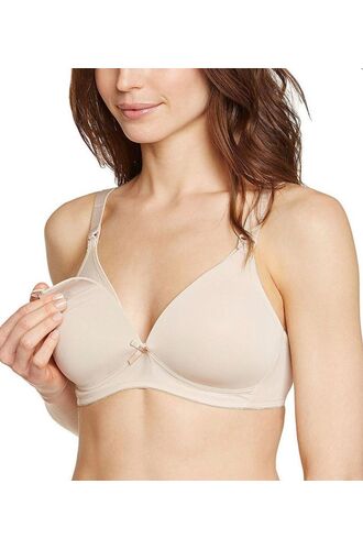 Σουτιέν Θηλασμού Αμπάνελο Naturana - Μπεζ - Μεγάλα μεγέθη - Cup C D