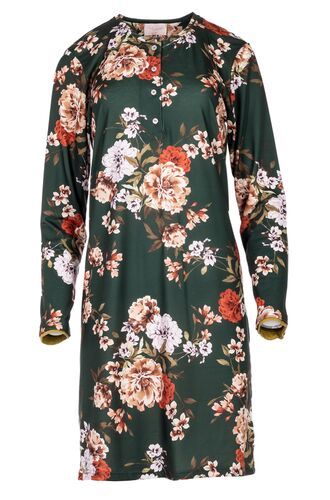 Γυναικείο Νυχτικό Pink Label - Πράσινο - Floral