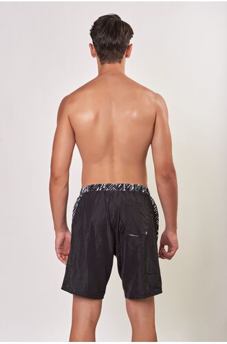 MED Ανδρικό Μαγιό βερμούδα - FRED - Μαύρο - Παραλλαγή
