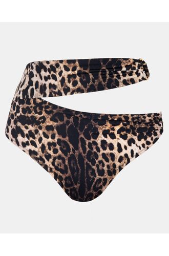 Ψηλόμεσο μαγιό slip Rock Club - Animal print - Σλιπ  με κρίκους