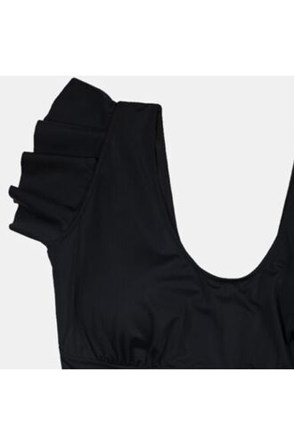 Γυναικείο Plus Size μαγιό ολόσωμο Rock Club - Μαύρο - Κανονικό - Cup D/E