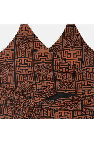 Γυναικείο Plus Size μαγιό ολόσωμο Rock Club - TOTEM - Κρουαζέ - Cup D/E