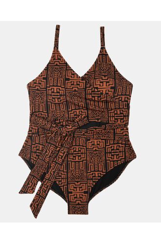 Γυναικείο Plus Size μαγιό ολόσωμο Rock Club - TOTEM - Κρουαζέ - Cup D/E