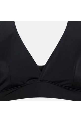 Μαγιό Crop Top Rock Club - Μαύρο Bikini κρουαζέ - Plus Size