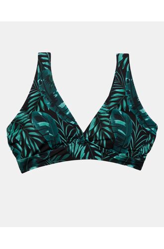 Μαγιό Crop Top Rock Club - Palm Bikini κρουαζέ - Plus Size