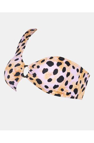 Μαγιό μπουστάκι Rock Club Panther- Τοπ Bikini - Ένας ώμος