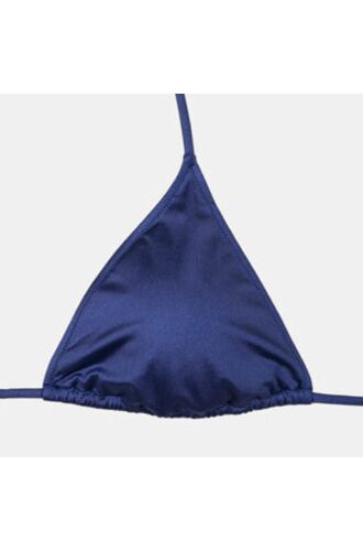 Μαγιό Plus Size τρίγωνο Rock Club - Μπλε - Τοπ Bikini