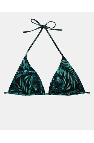 Μαγιό Plus Size τρίγωνο Rock Club - Palm print - Τοπ Bikini