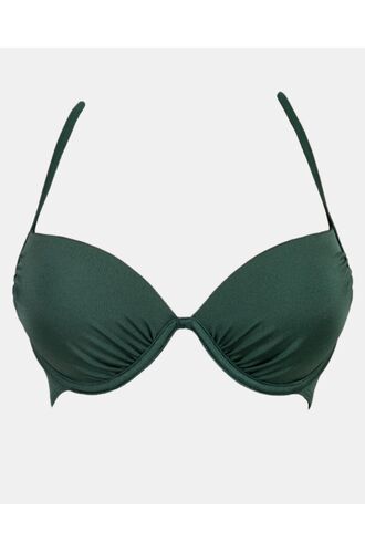 Μαγιό Push Up Rock Club - Κυπαρισσί Bikini - Ενίσχυση Cup - BΜαγιό Push Up Rock Club - Κυπαρισσί Bikini - Ενίσχυση Cup - B