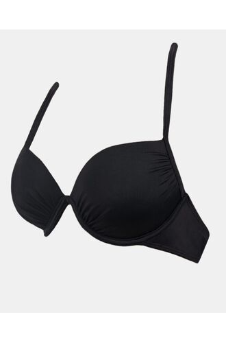 Μαγιό Push Up Rock Club - Μαύρο Bikini - Ενίσχυση Cup - B