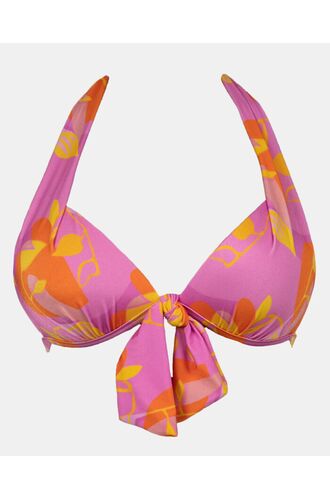 Μαγιό Push Up τρίγωνο Rock Club - Bubble print - Bikini Cup B