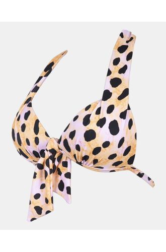 Μαγιό Push Up τρίγωνο Rock Club - Panther print - Bikini Cup B