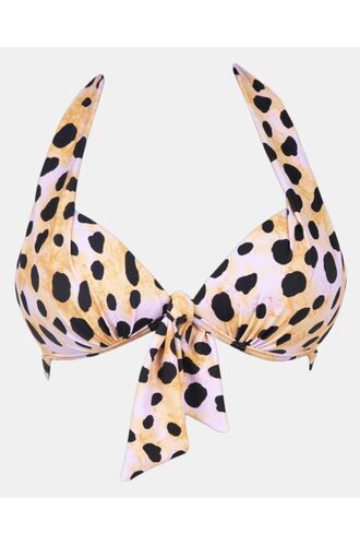 Μαγιό Push Up τρίγωνο Rock Club - Panther print - Bikini Cup B