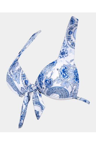 Μαγιό Push Up τρίγωνο Rock Club - Porcelain print - Bikini Cup B