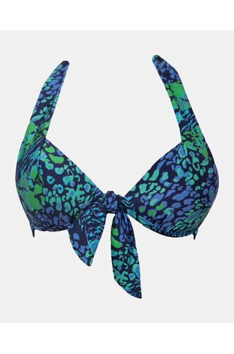 Μαγιό Push Up τρίγωνο Rock Club - Spring print - Bikini Cup B