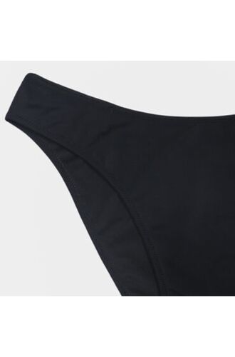 Μαγιό slip Plus Size Rock Club - Κλασικό Μαύρο - Μπικίνι νεανικό