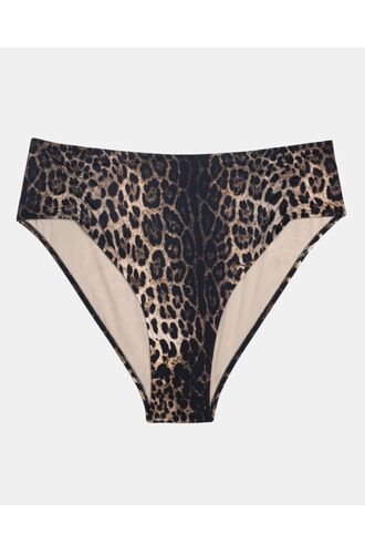 Μαγιό slip Plus Size Rock Club - Leopard - Μπικίνι κανονικό