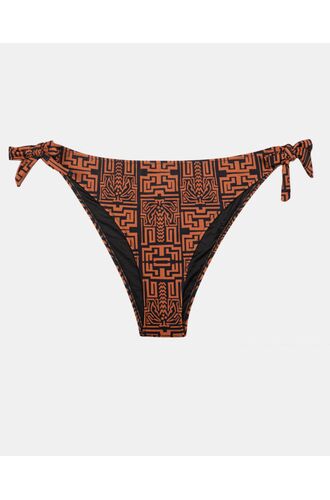 Μαγιό slip Plus Size Rock Club - TOTEM Print - Μπικίνι δετό