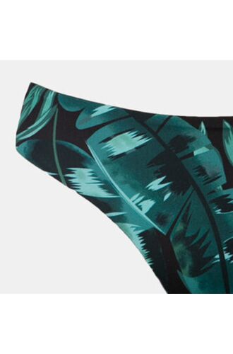 Μαγιό slip Rock Club - Palm print - Μπικίνι χωρίς ραφές