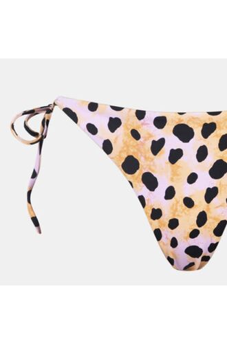 Μαγιό σλιπ Rock Club - Panther Print - Mε κορδόνι - Μπικίνι Κανονικό