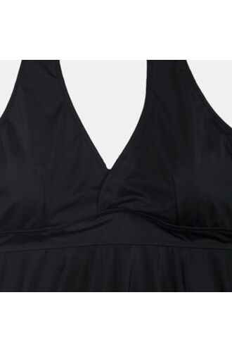 Μαγιό Τανκίνι Rock Club - Μαύρο κρουαζέ - Plus Size