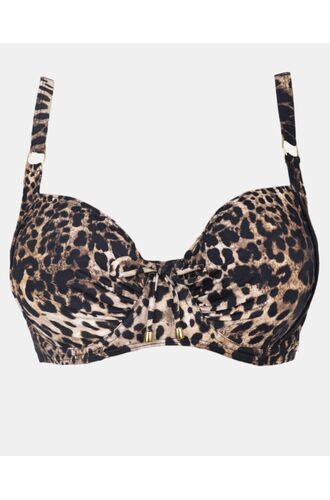 Μαγιό top Rock Club - Animal print - Bikini για μεγάλο στήθος - Cup D E