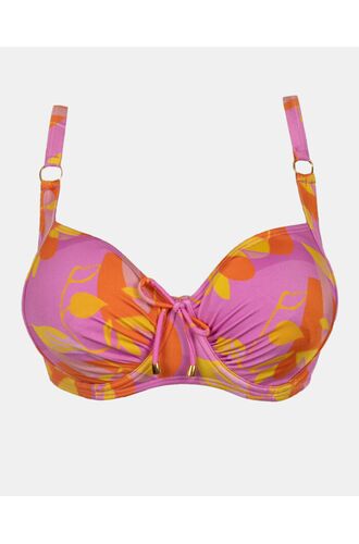 Μαγιό top Rock Club - Bubble print - Bikini για μεγάλο στήθος - Cup D E