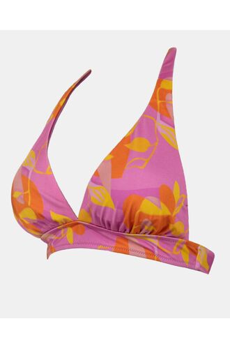 Μαγιό top Rock Club - Bubble print - Bikini Τρίγωνο σταθερό - Cup C