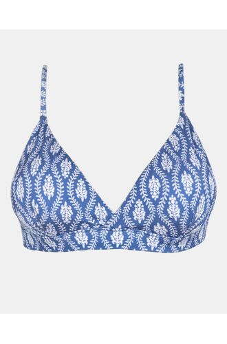 Μαγιό top Rock Club - Greek print - Bikini Τρίγωνο με Λάστιχο - Cup C D