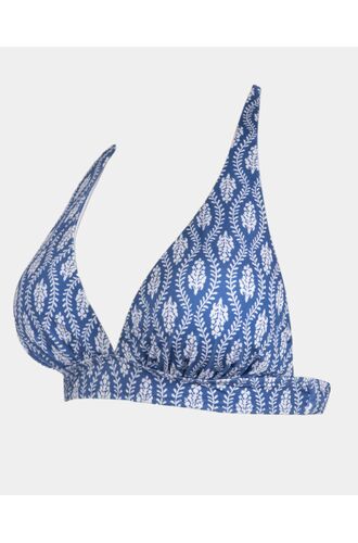 Μαγιό top Rock Club - Greek print - Bikini Τρίγωνο σταθερό - Cup C