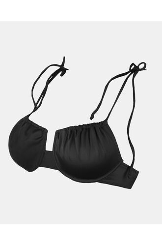 Μαγιό top Rock Club - Μαύρο Bikini - Χωρίς Ενίσχυση - Cup B C